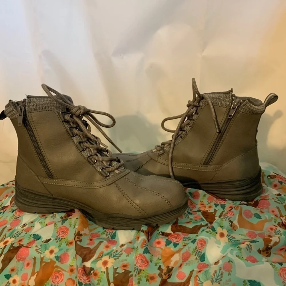 JSport Lion Leather Breathable Ankle Boots 8